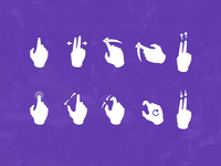 (Free) Tactile Gesture Icons