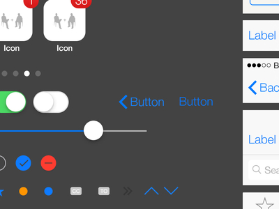 Download iOS 7 UI Kit PSD Download