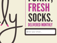 Sock.ly Sign-up
