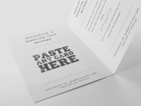Greeting & Invitation Card Mockups 