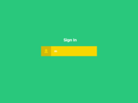 Sign In Flat Design