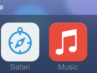 iOS 7 icons