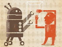 Robot Human Crop