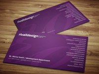 rivalldesign | advertising agency cards