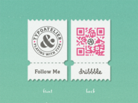 My Dribbble »QR« Coupon ...