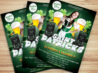 St.Patricks Party Flyer Template