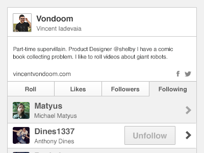 Userprofile