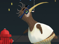 WIP Animal Character Postcards