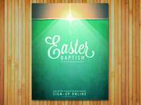 Easter Baptism Poster