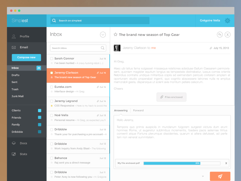Email UI