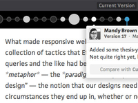Versions Redux