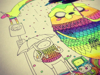 Adventure time fan art by Luna Portnoi