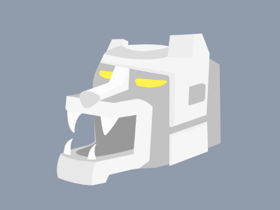 Voltron Lion Force head