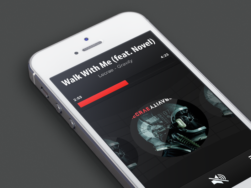 Music app, for in car playing