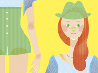 Image of a dress-up doll