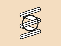 Geometric shapes for incoming logo