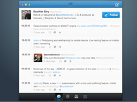 Twitter app design