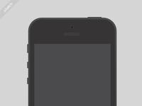 Simple vector iPhone Sketch freebie