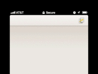 iPhone Retina Navbar Animation
