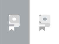 Grayscale Book Icon