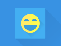 Flat Icon Smiley Big