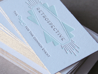 Retrospective Logo & Letterpress