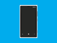 Simple Nokia Lumia 920 Vector