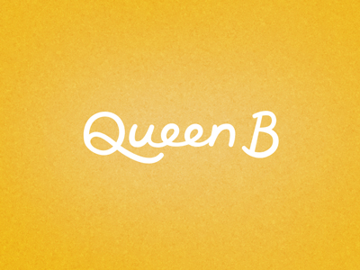 Dribbble - Queen B Custom Lettering By Porsha Marais