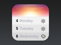  iOS App Icon Design: Horizon Calendar