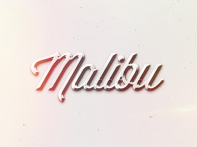 malibu font