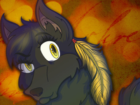 Wahya the Black Wolf