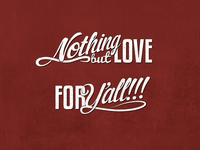 Nothing but love! 