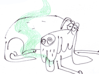 Old Dog With Rancid Breath