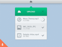 Upload Widget @x2 freebie
