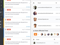 User Tab Expanded View