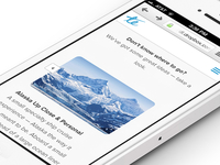 Responsive Services Screen