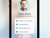 Contact dropoff point