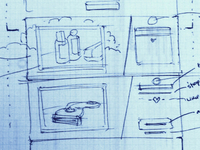"Daily Deal" App - Concept Sketch