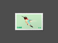 Hummingbird Stamp