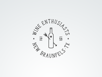 Wine Enthusiasts Vintage Fantasy Logo