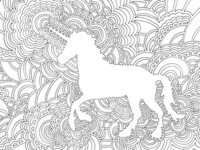 Drawing Meditation - Unicorn