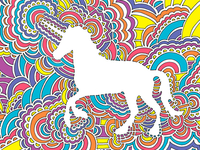 Drawing Meditation - Unicorn (color)