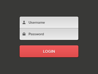 Skeuo_login_dribbble_teaser