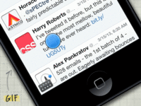 [GIF] Tweetbot with a Hidden Tab Bar (concept)