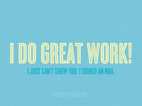 I Do Great Work!