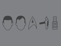 Star Trek Icon Illustrations