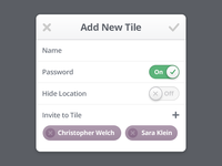 Add New Dialog