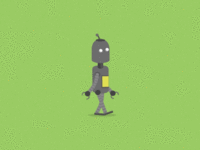 Robot Walk - WIP (GIF)