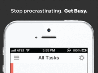 Busy App Screens [GIF]