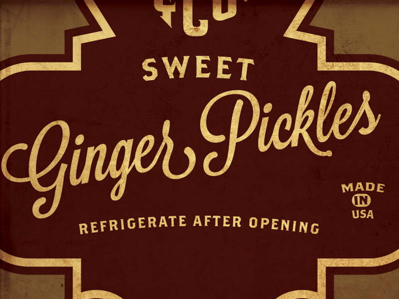 Ginger-pickles
